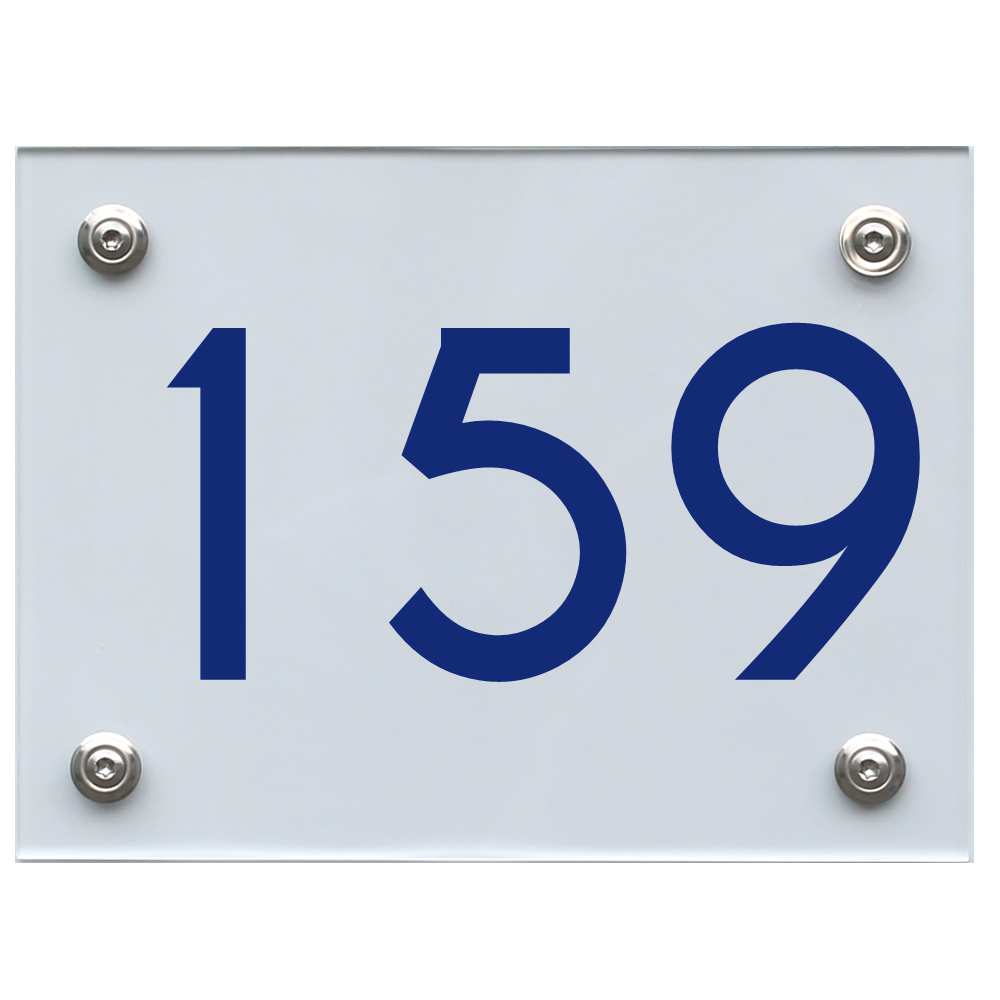 hausnummernschild-159-blau Hausnummernschild 159 blau