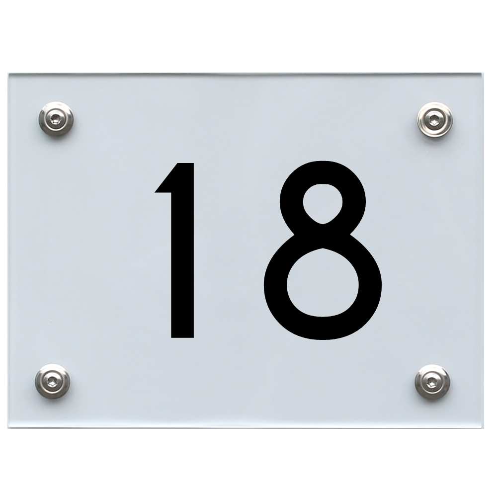 hausnummernschild-18-schwarz Hausnummernschild 18 schwarz
