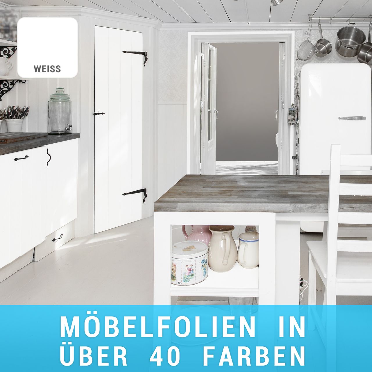 Möbelfolie Weiss