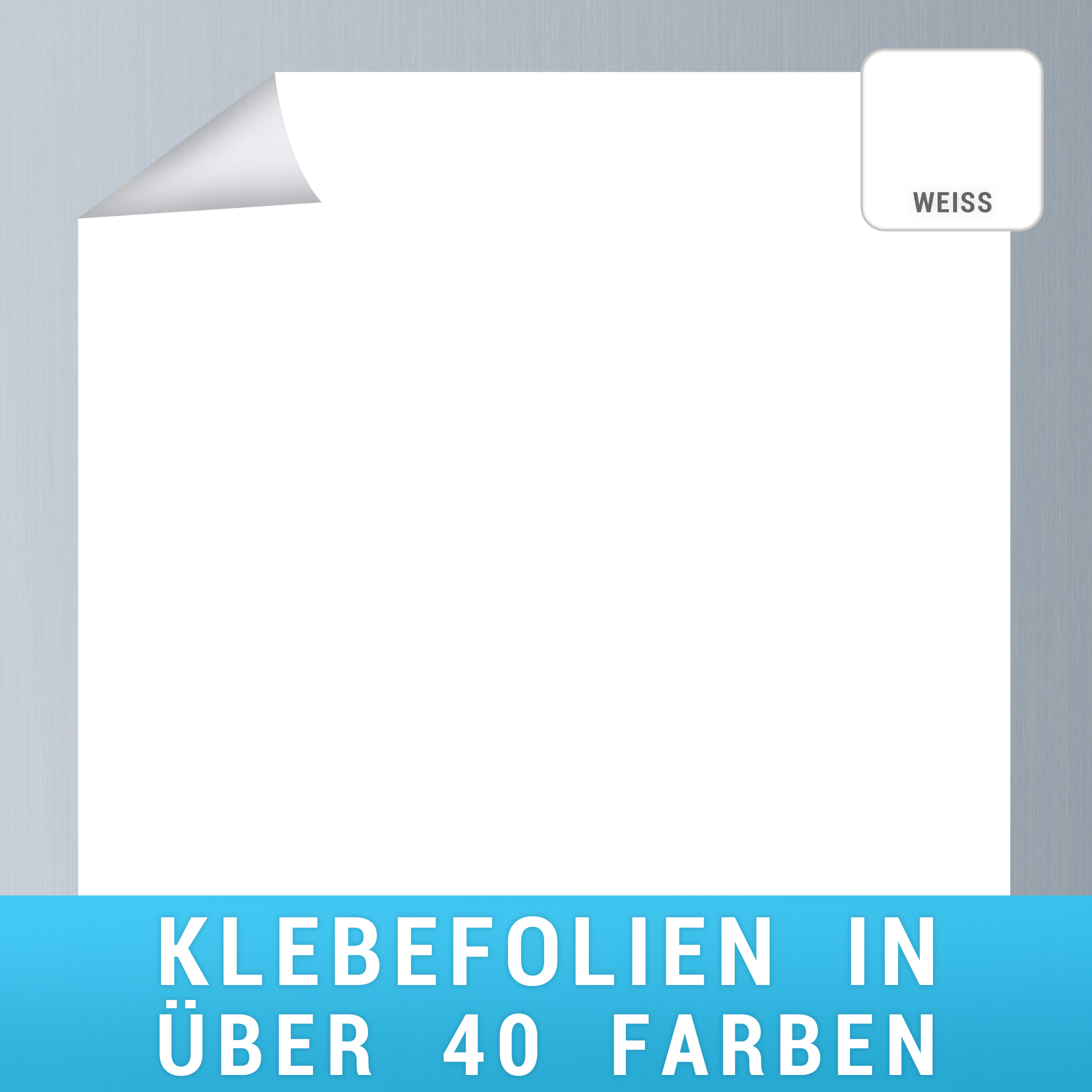 Klebefolie weiß
