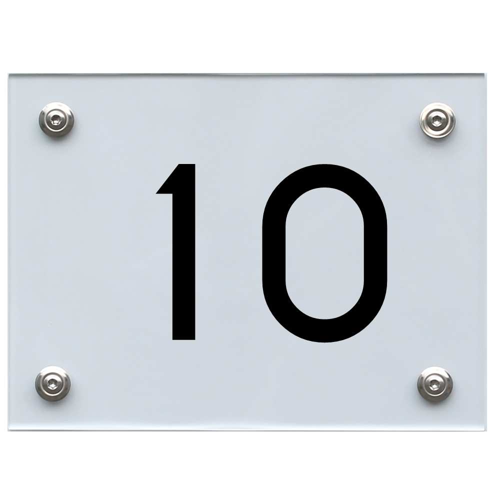 hausnummernschild-10-schwarz Hausnummernschild 10 schwarz