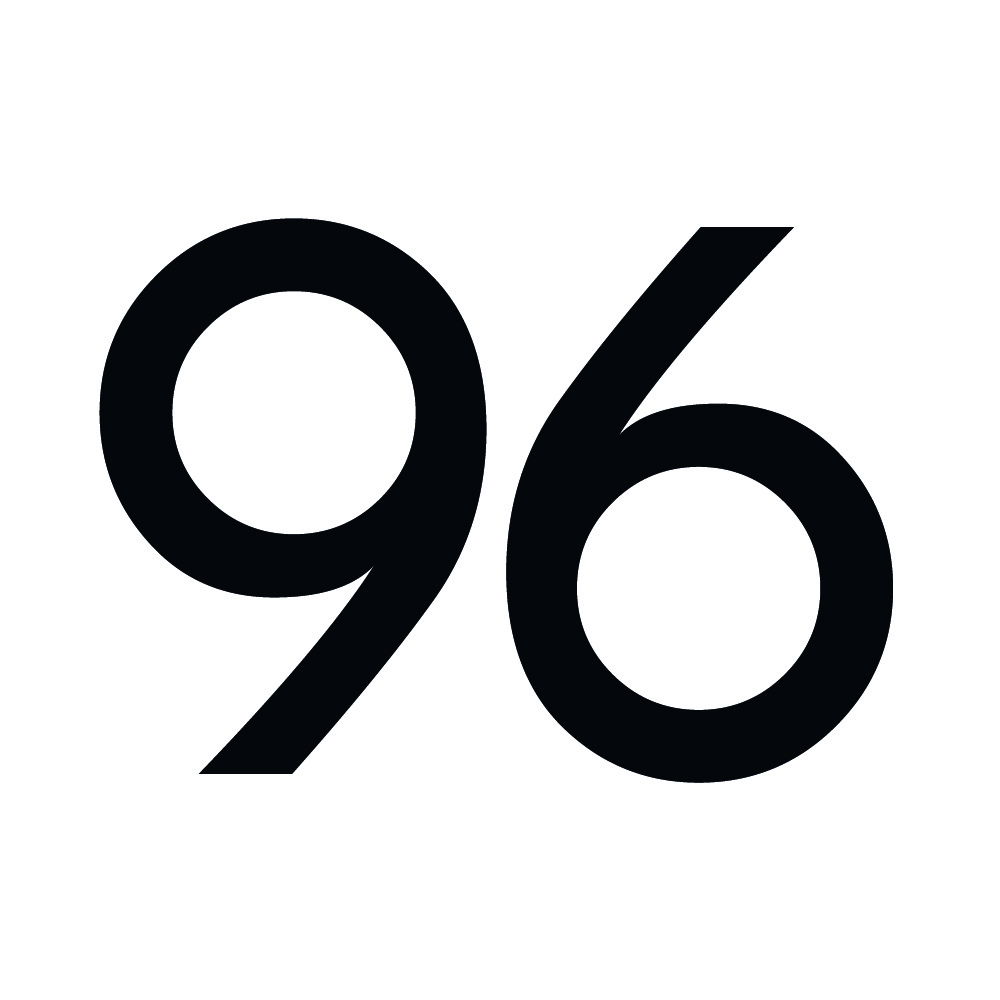 Zahlenaufkleber 96 schwarz