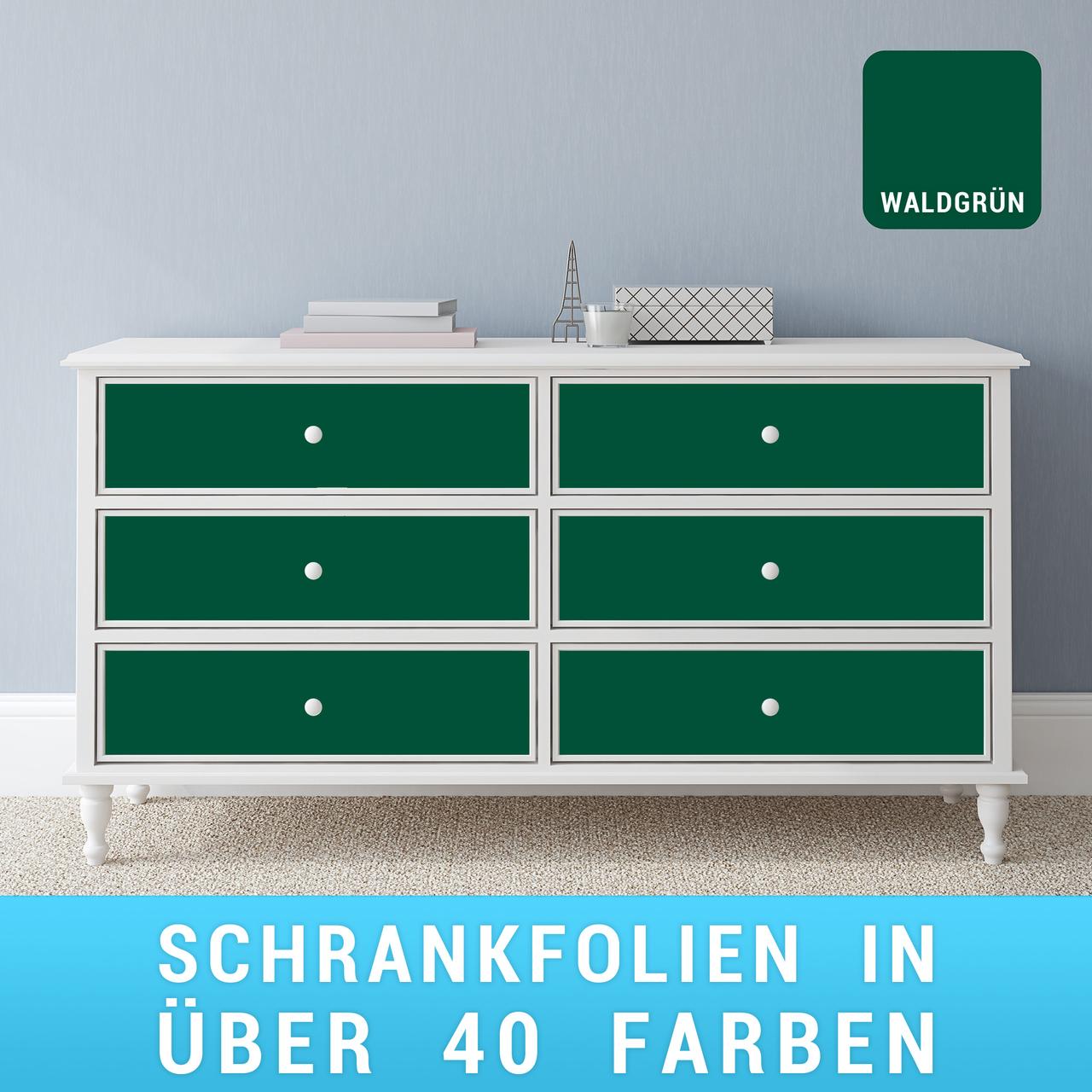 Schrankfolie waldgrün