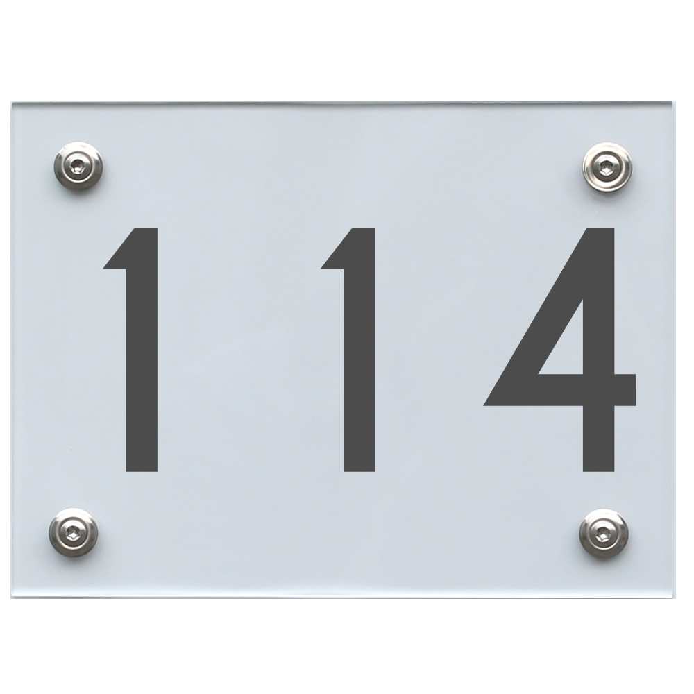 hausnummernschild-114-dunkelgrau Hausnummernschild 114 dunkelgrau
