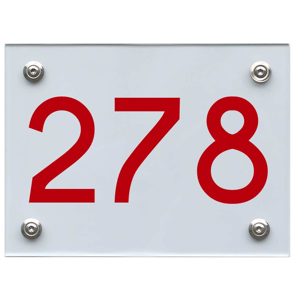 hausnummernschild-278-rot Hausnummernschild 278 rot