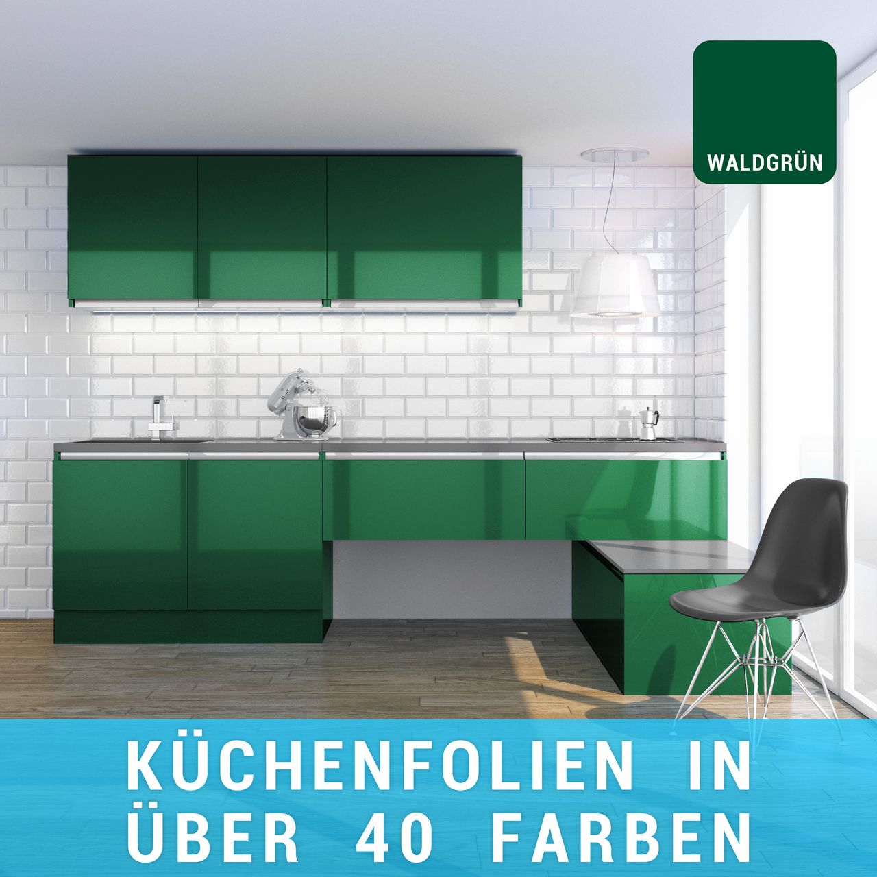 Küchenfolie waldgrün