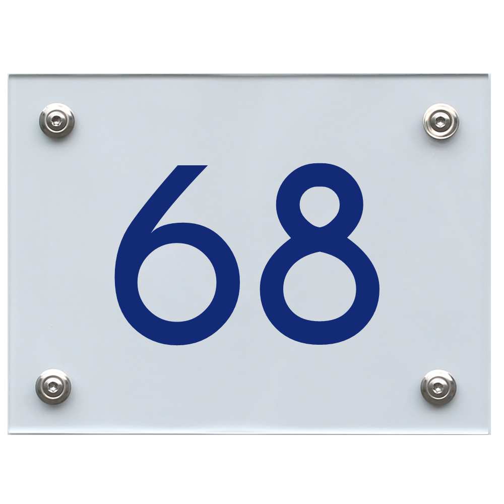 hausnummernschild-68-blau Hausnummernschild 68 blau