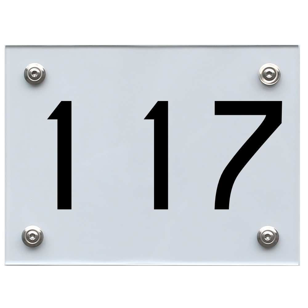 hausnummernschild-117-schwarz Hausnummernschild 117 schwarz