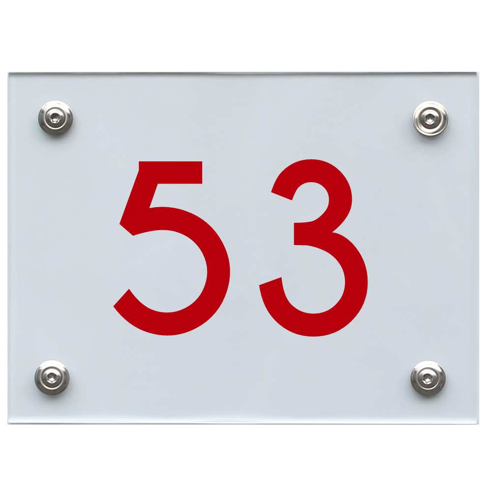hausnummernschild-53-rot Hausnummernschild 53 rot