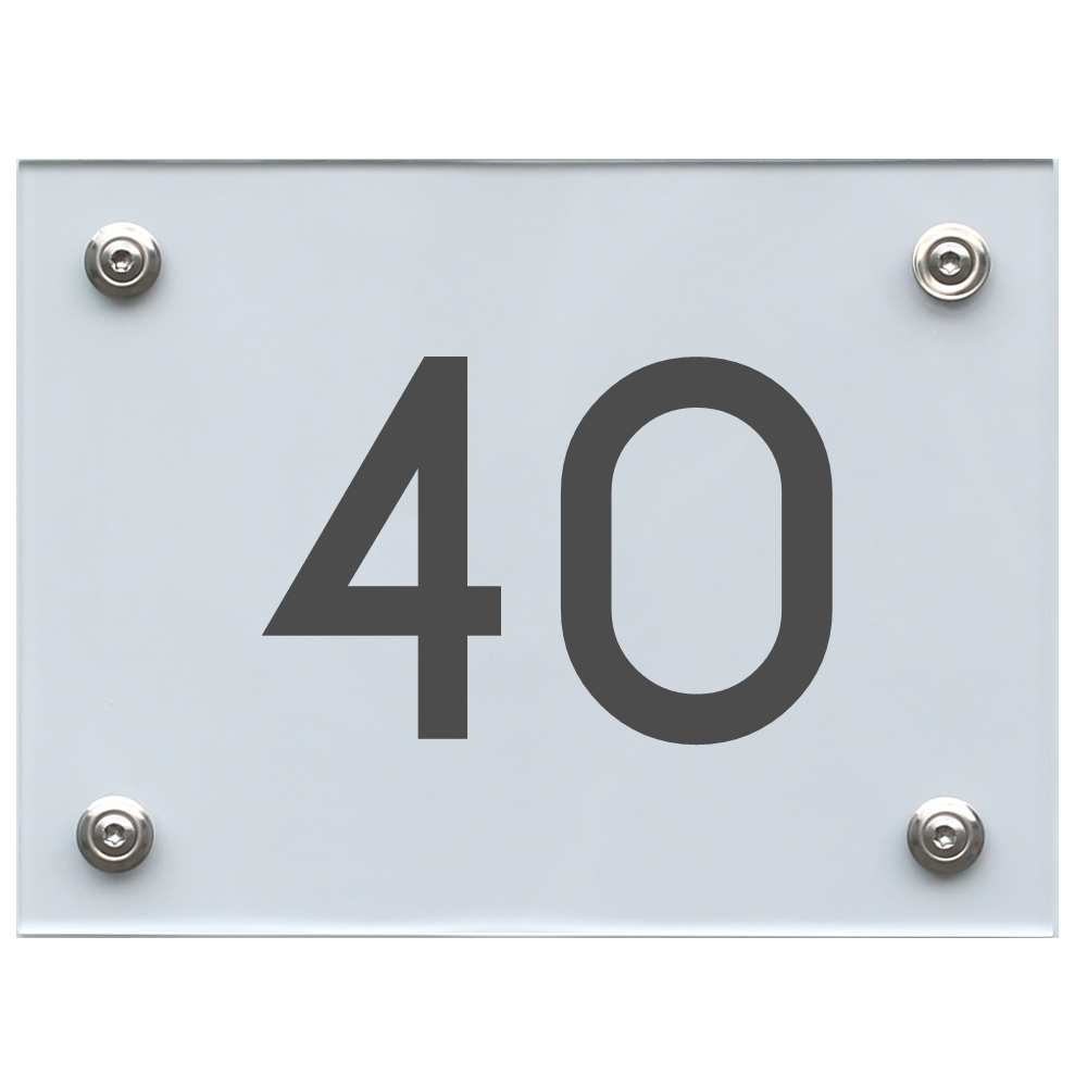hausnummernschild-40-dunkelgrau Hausnummernschild 40 dunkelgrau