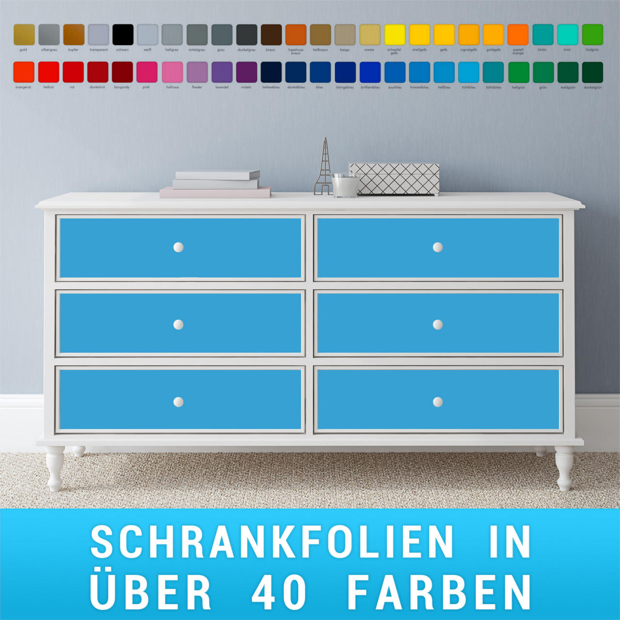 Schrankfolie 90x90cm