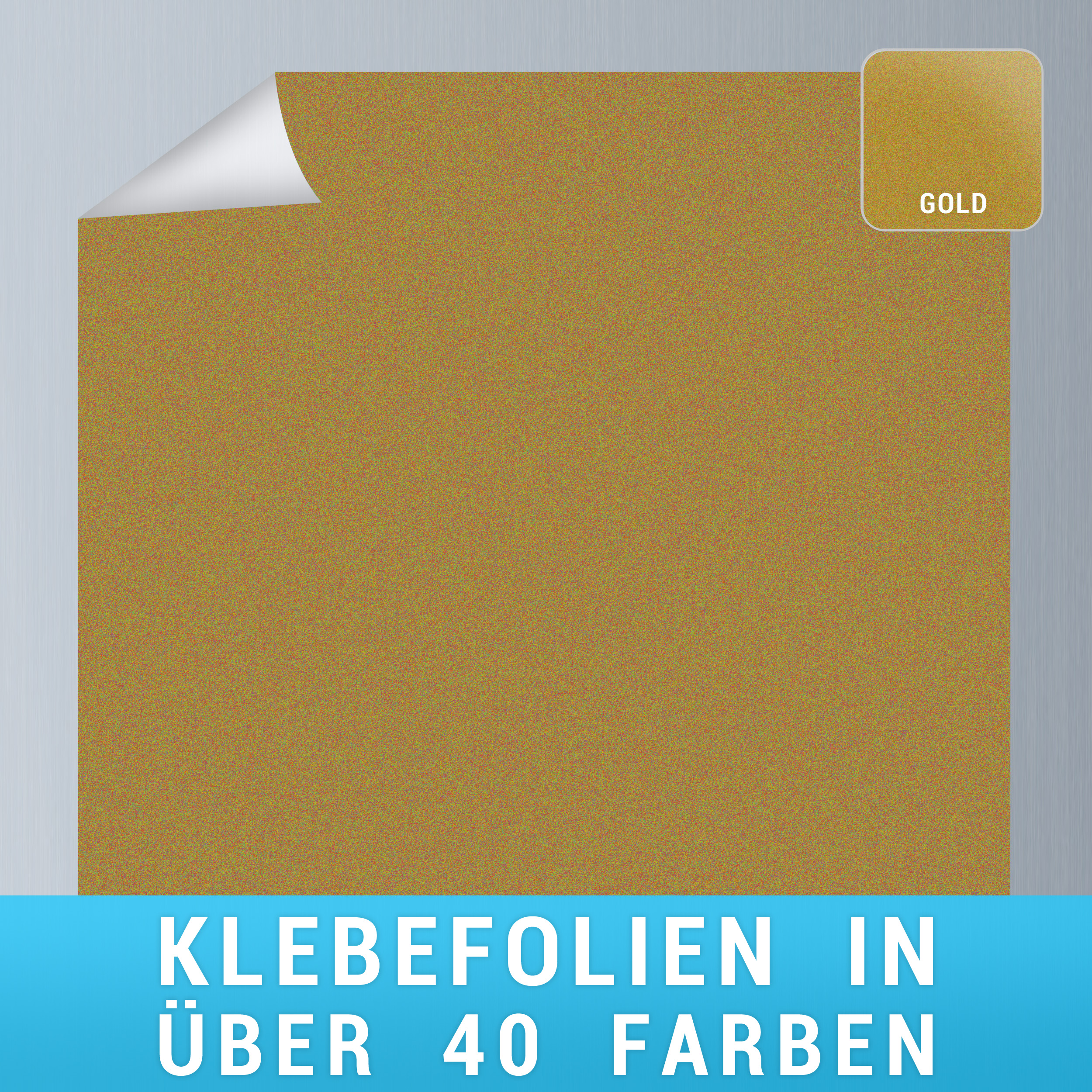 Klebefolie gold