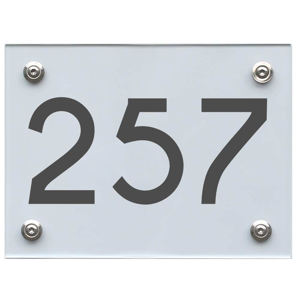 hausnummernschild-257-dunkelgrau Hausnummernschild 257 dunkelgrau