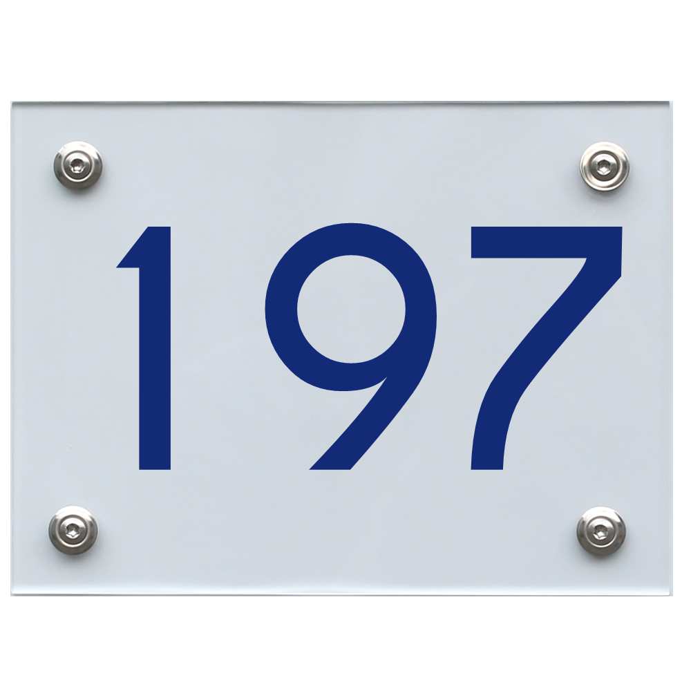 hausnummernschild-197-blau Hausnummernschild 197 blau
