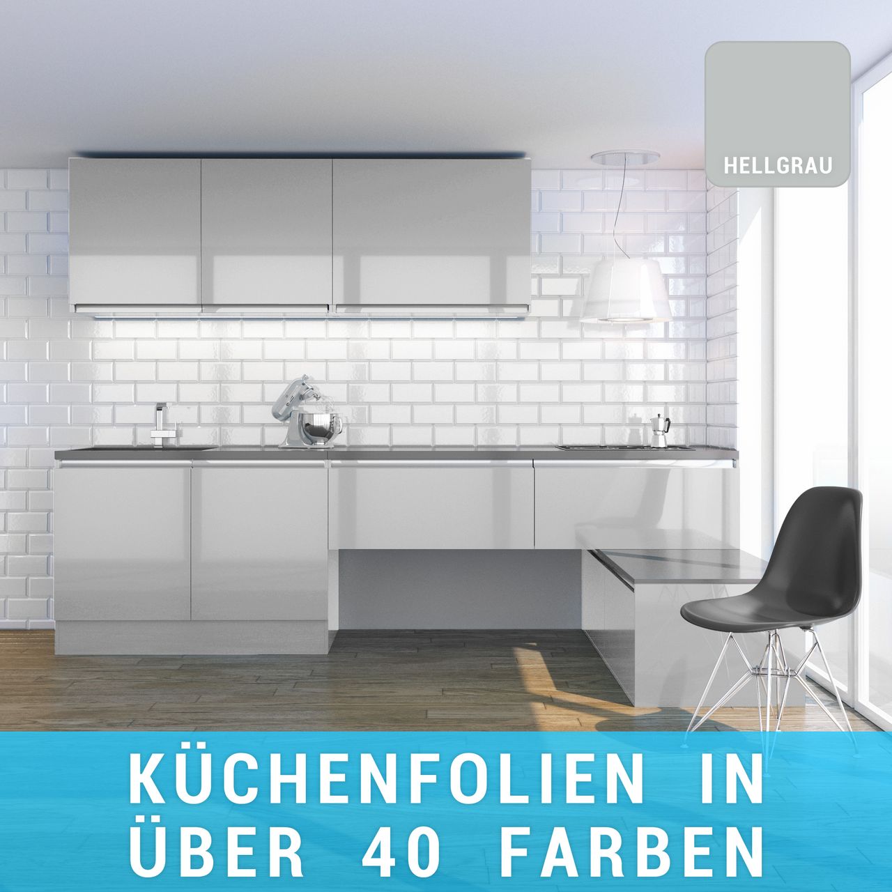 kuechenfolie-hellgrau Küchenfolie hellgrau