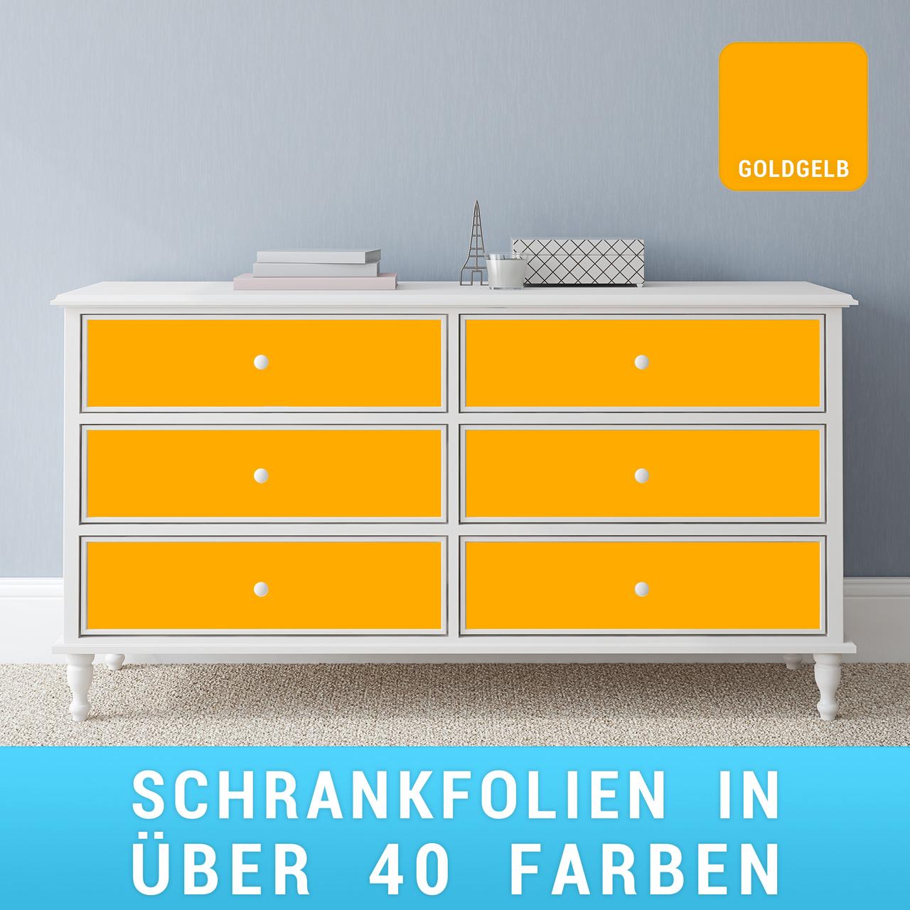 schrankfolie-goldgelb Schrankfolie goldgelb