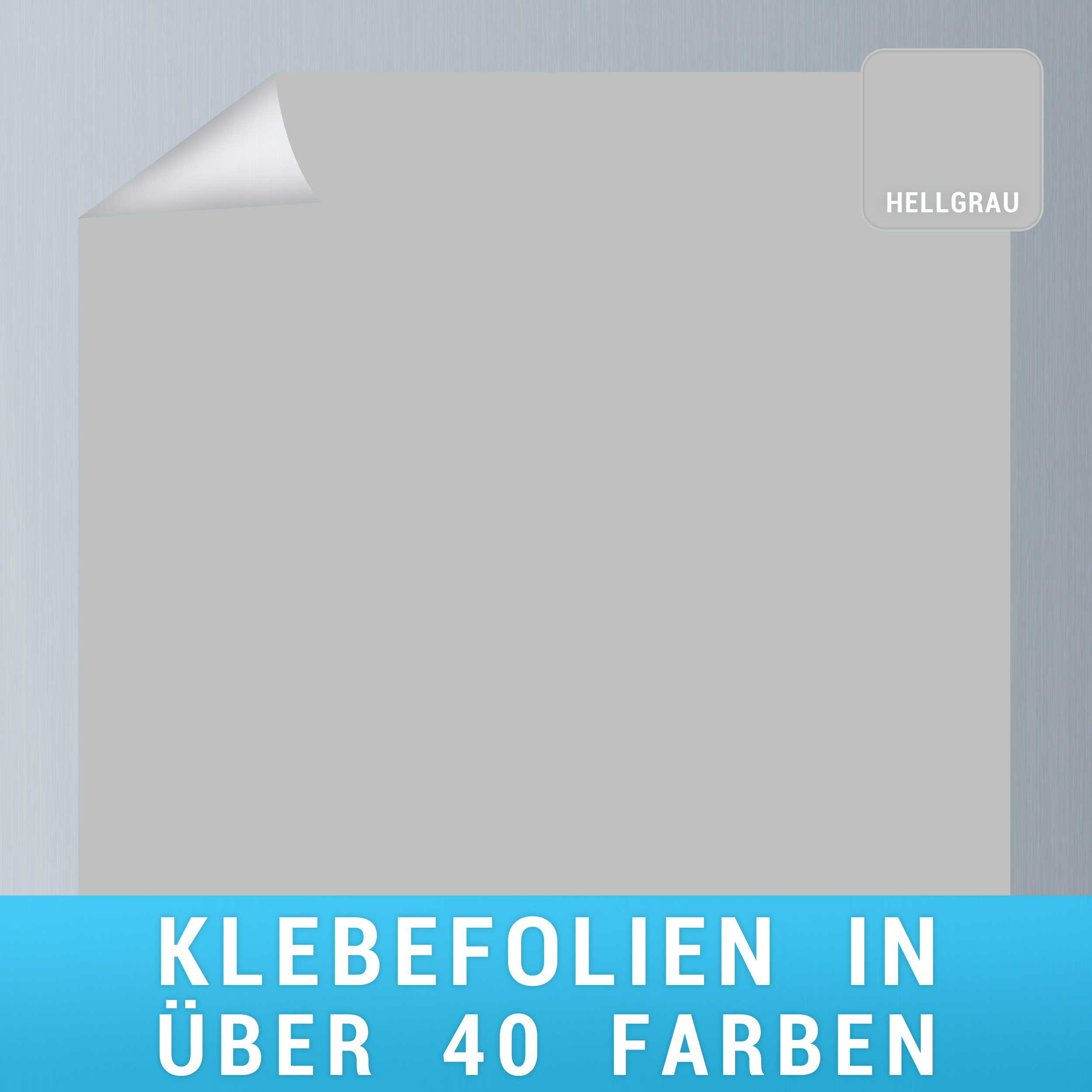 Klebefolie hellgrau
