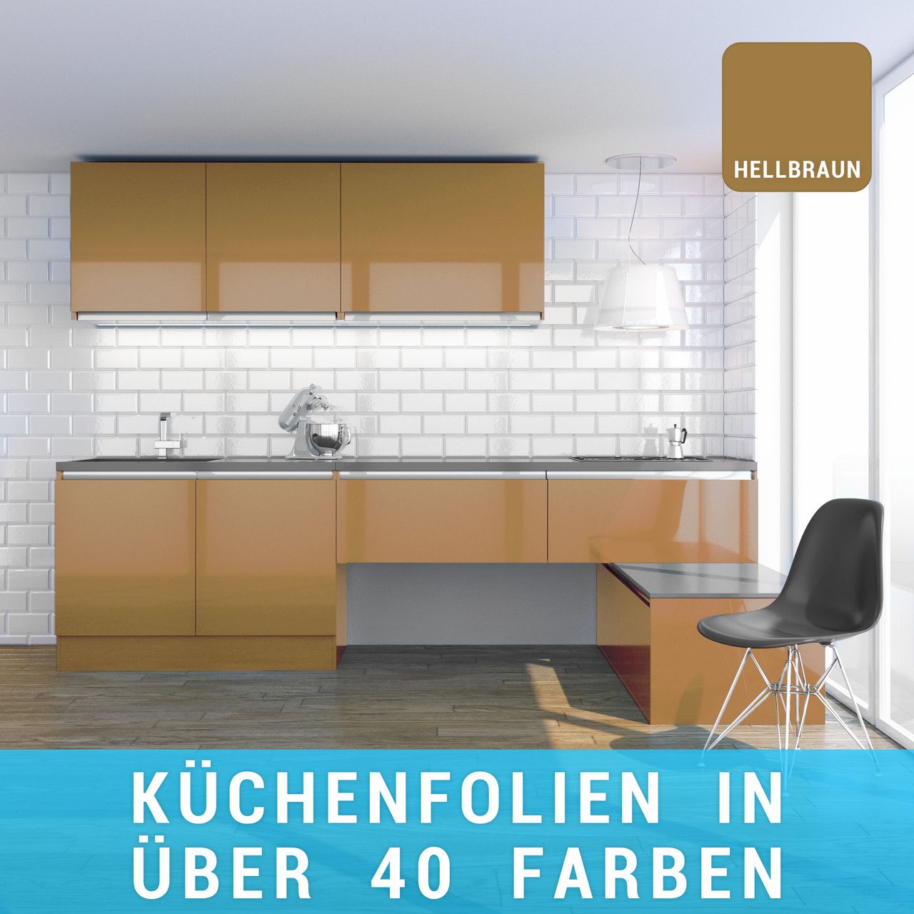 kuechenfolie-hellbraun Küchenfolie hellbraun