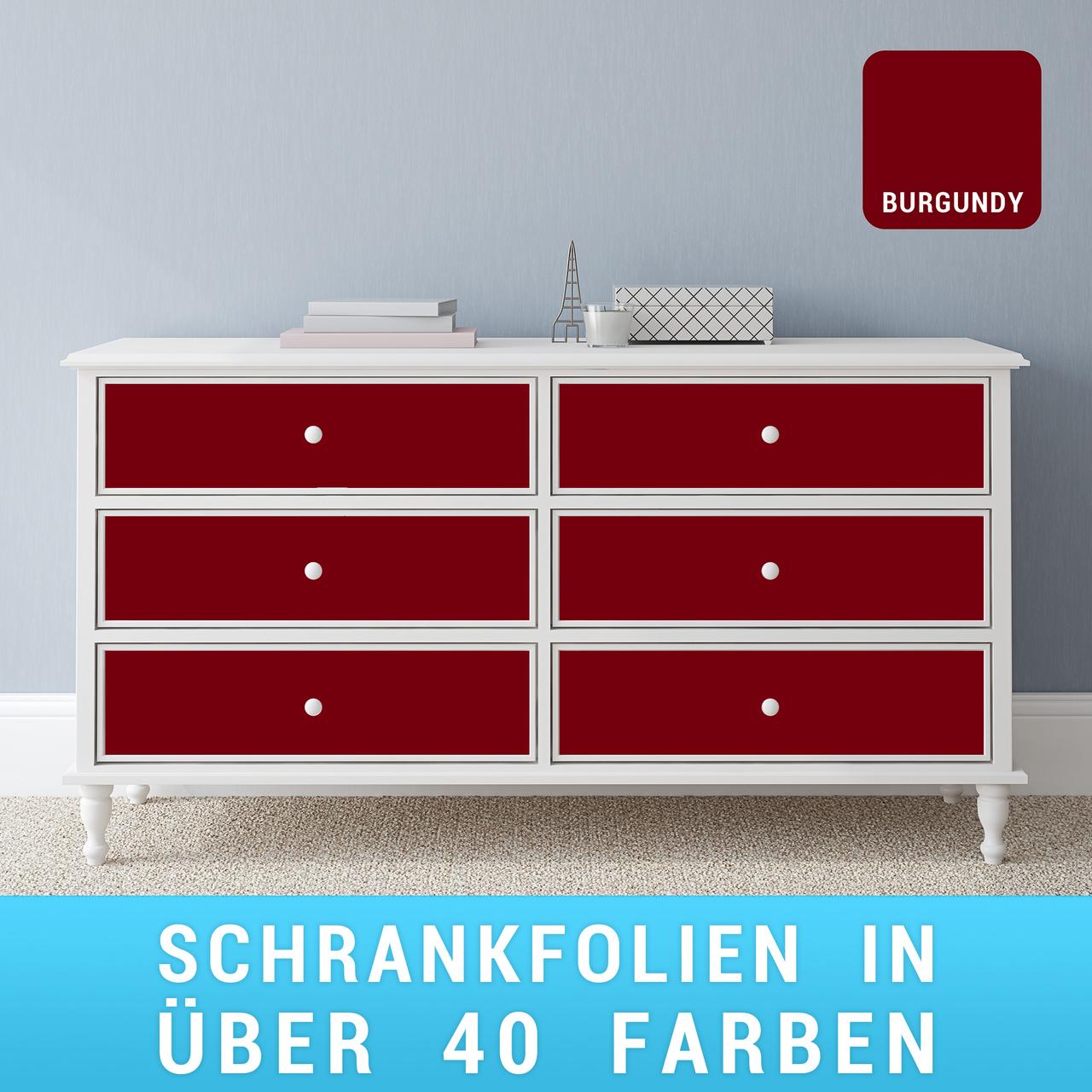 schrankfolie-burgundy Schrankfolie burgundy
