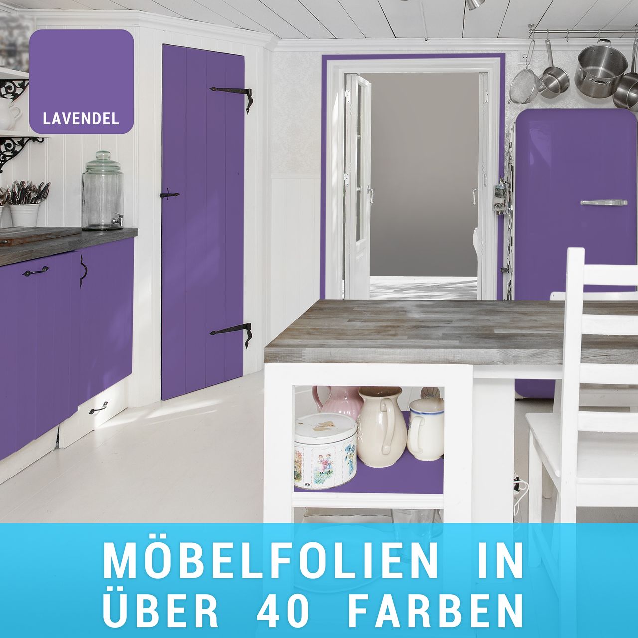 Möbelfolie Lavendel