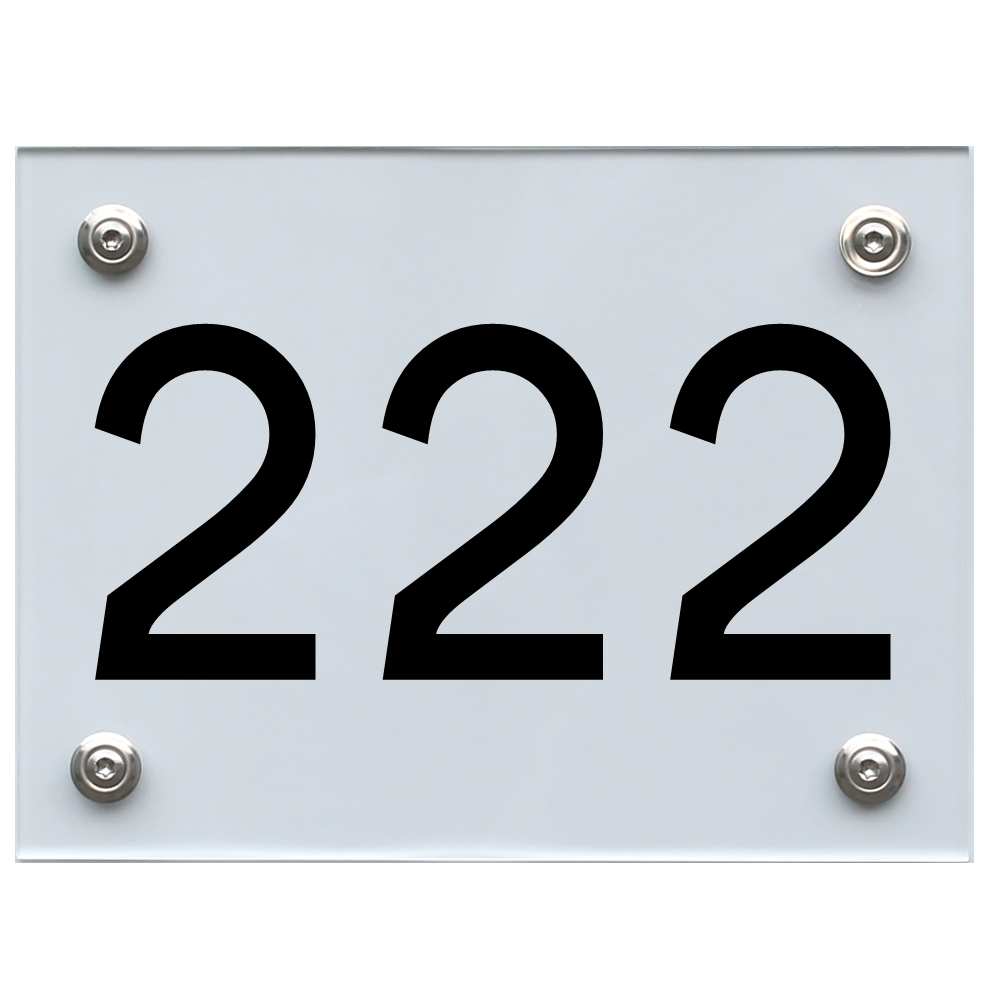 hausnummernschild-222-schwarz Hausnummernschild 222 schwarz
