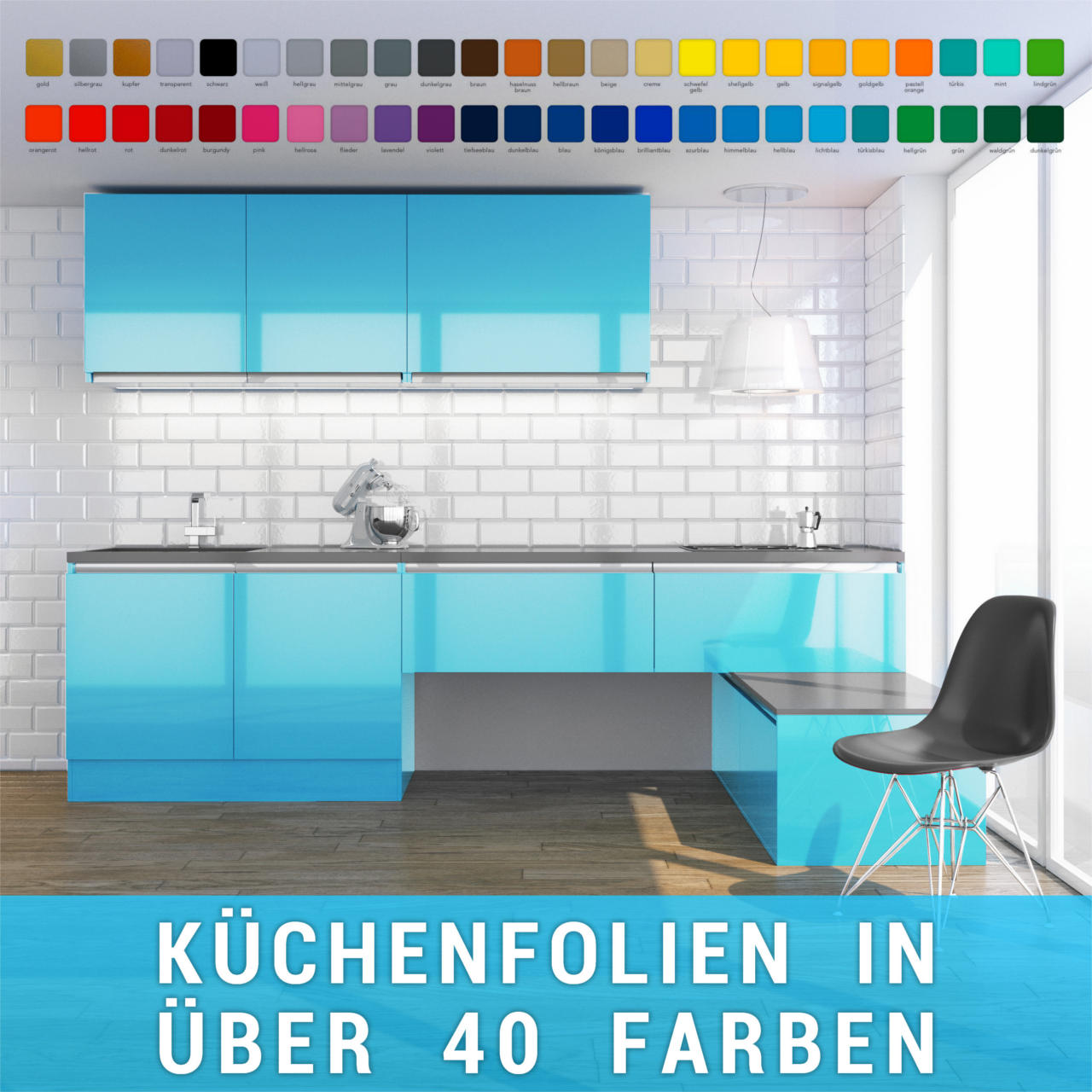 kuechenfolie Küchenfolie 90x90cm