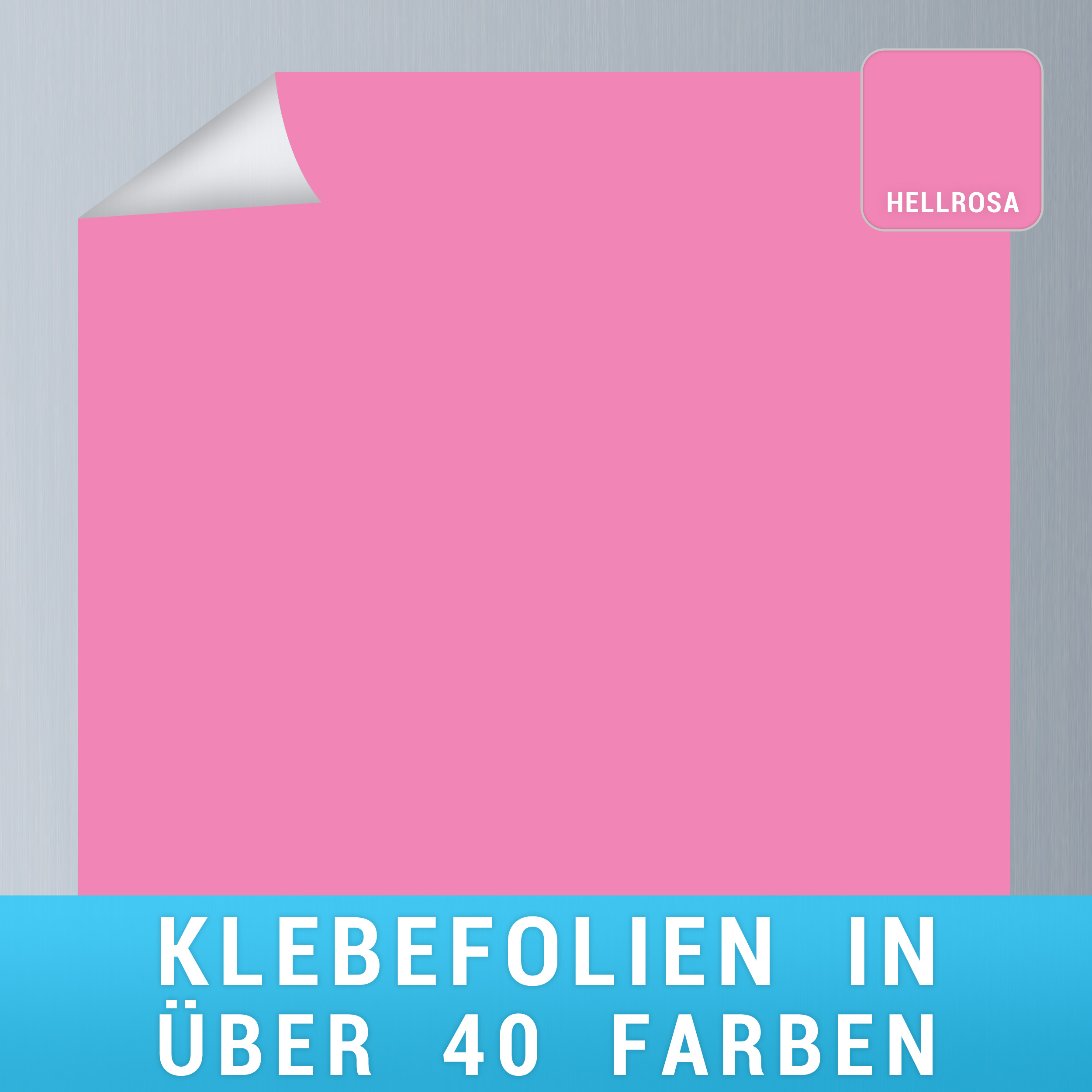 Klebefolie hellrosa