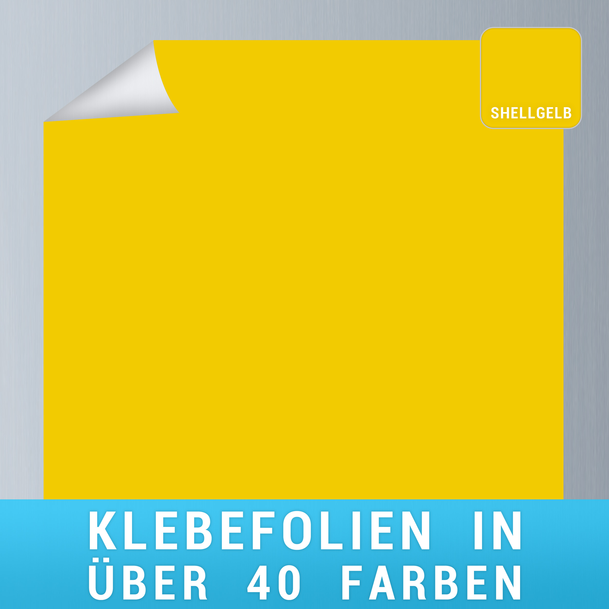 Klebefolie shellgelb