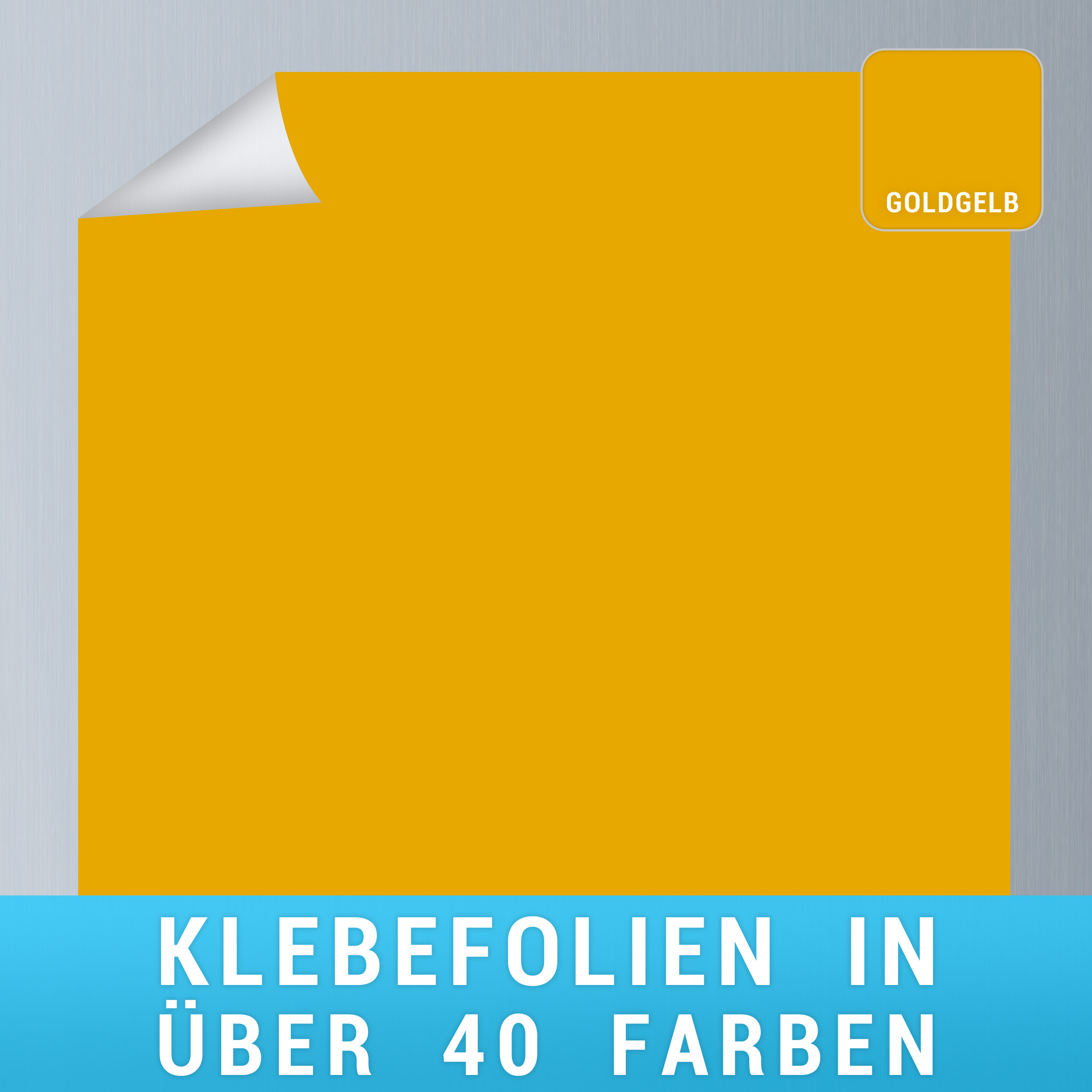 Klebefolie signalgelb
