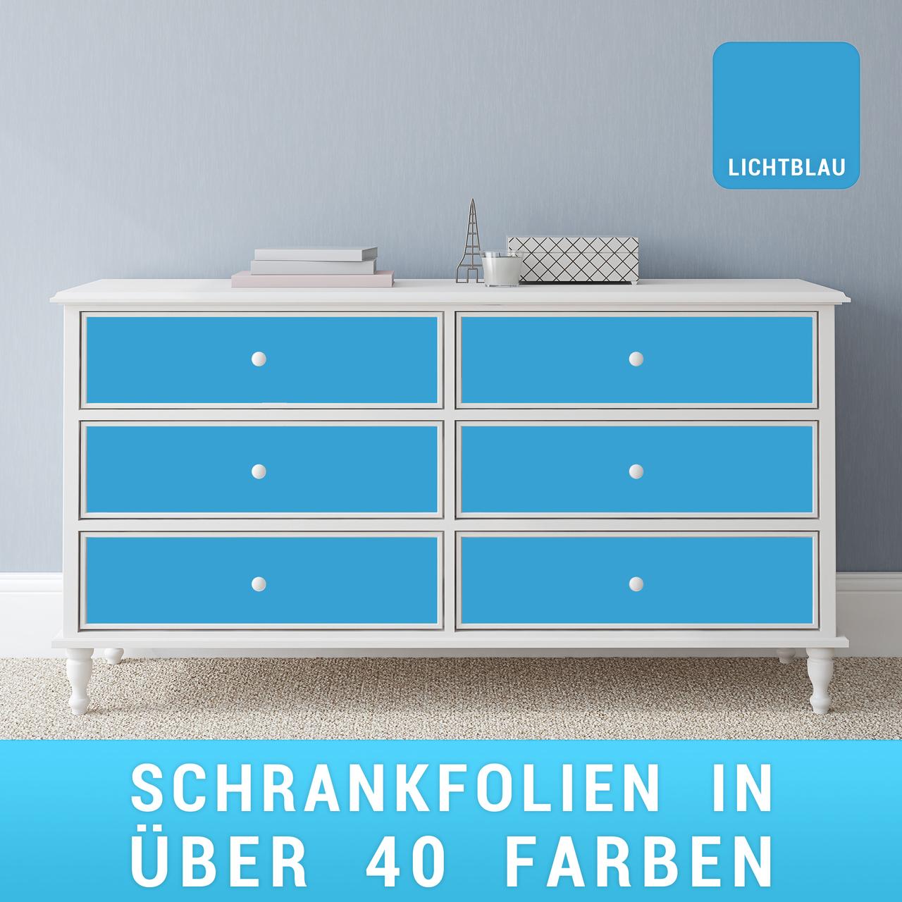 Schrankfolie lichtblau
