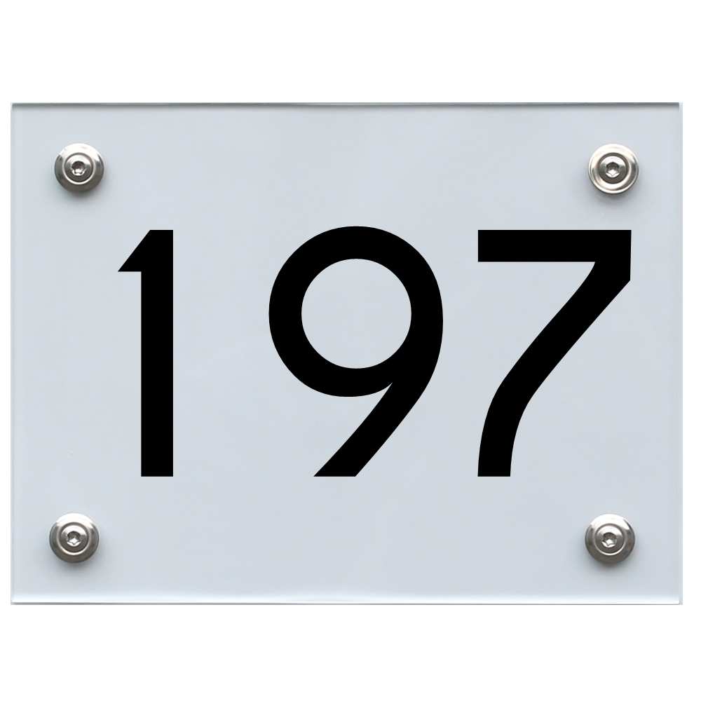 hausnummernschild-197-schwarz Hausnummernschild 197 schwarz