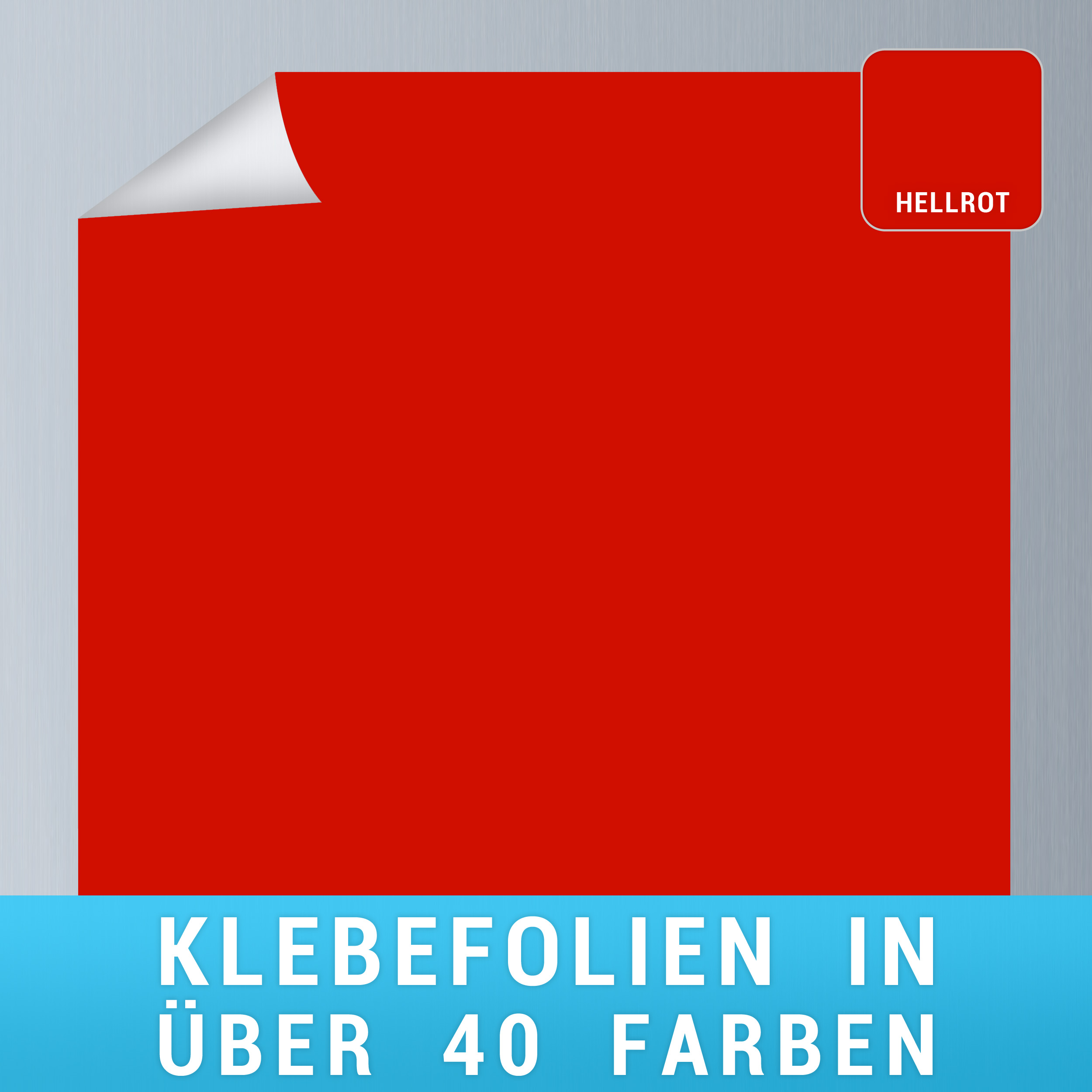 Klebefolie hellrot