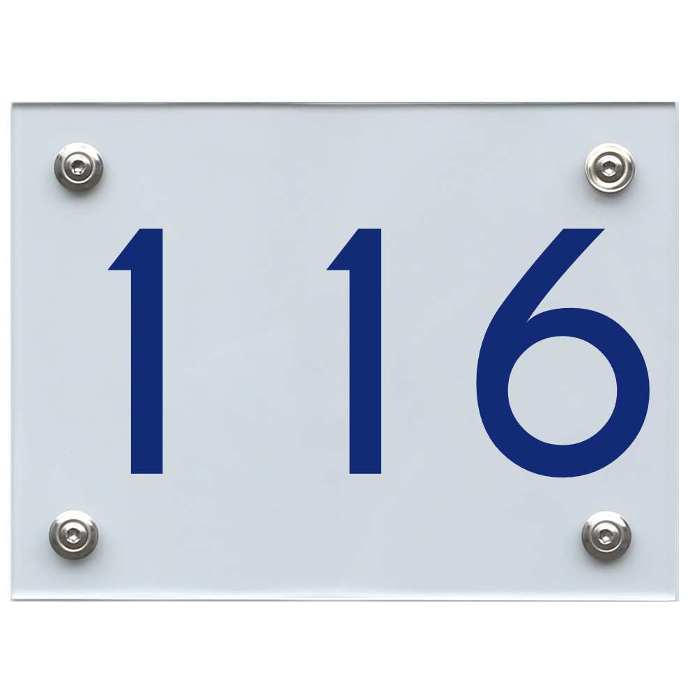 hausnummernschild-116-blau Hausnummernschild 116 blau