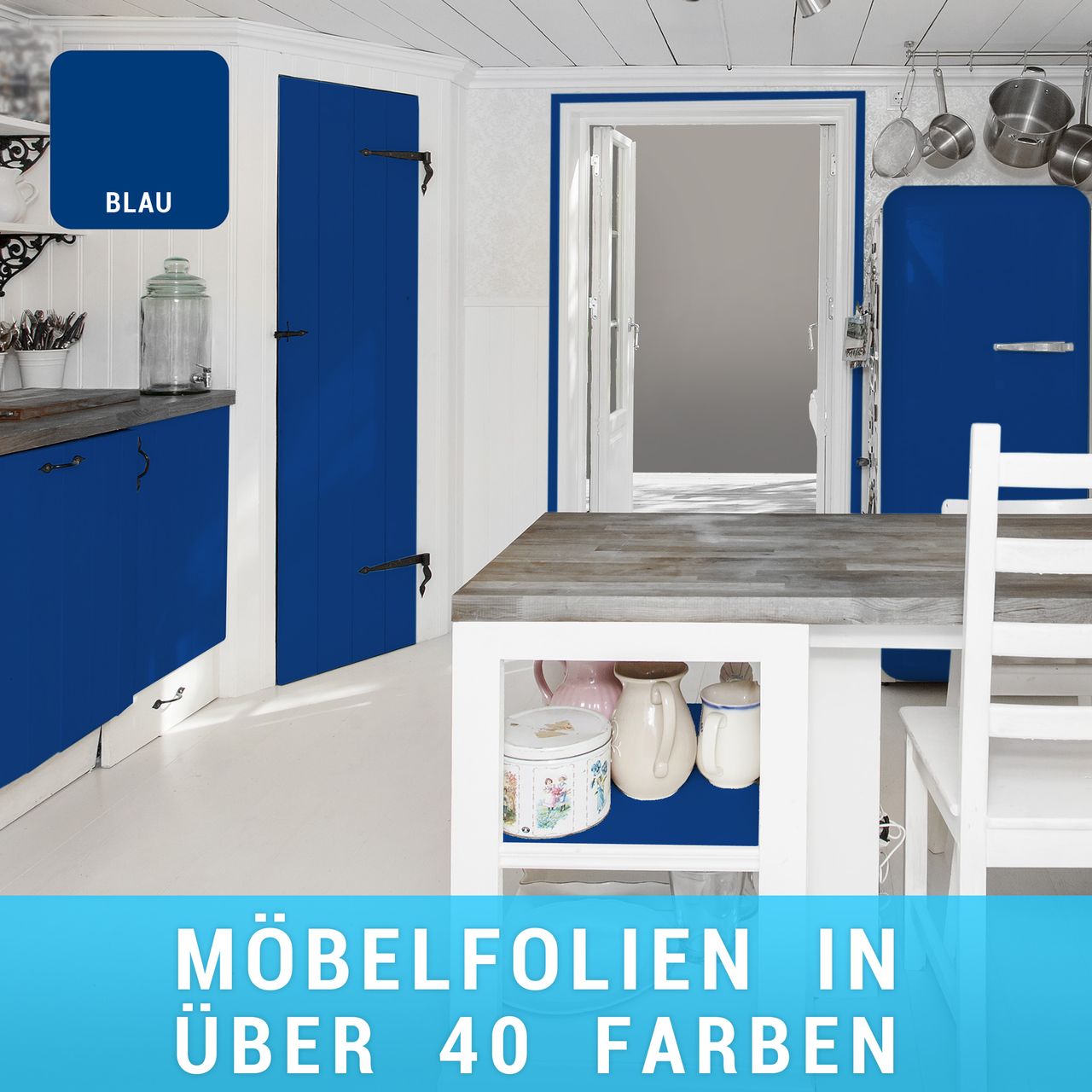 moebelfolie-blau Möbelfolie Blau