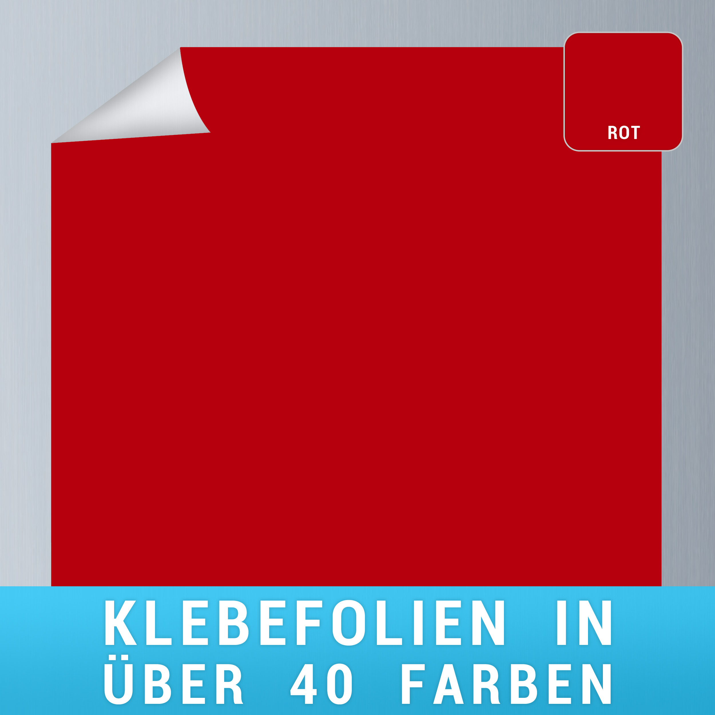 Klebefolie rot