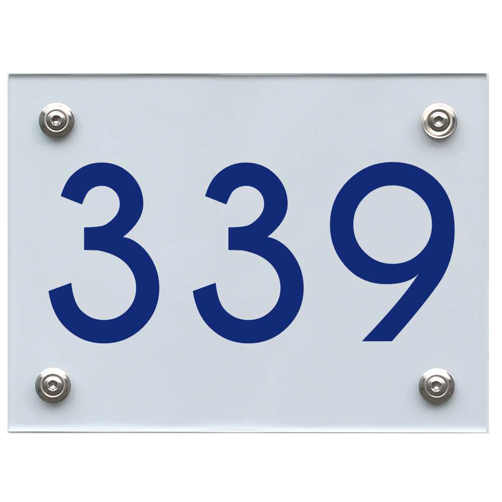 hausnummernschild-339-blau Hausnummernschild 339 blau