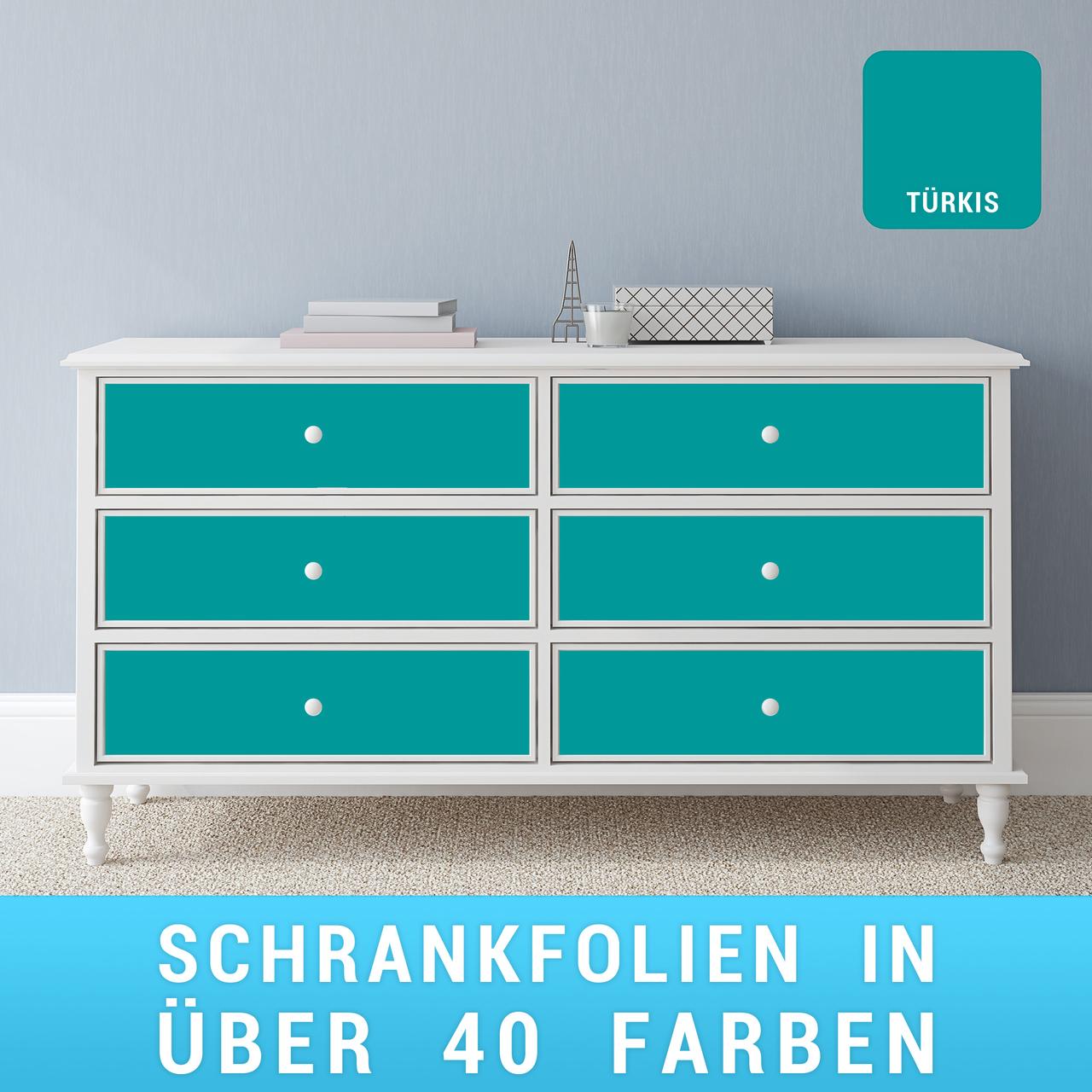 Schrankfolie türkis