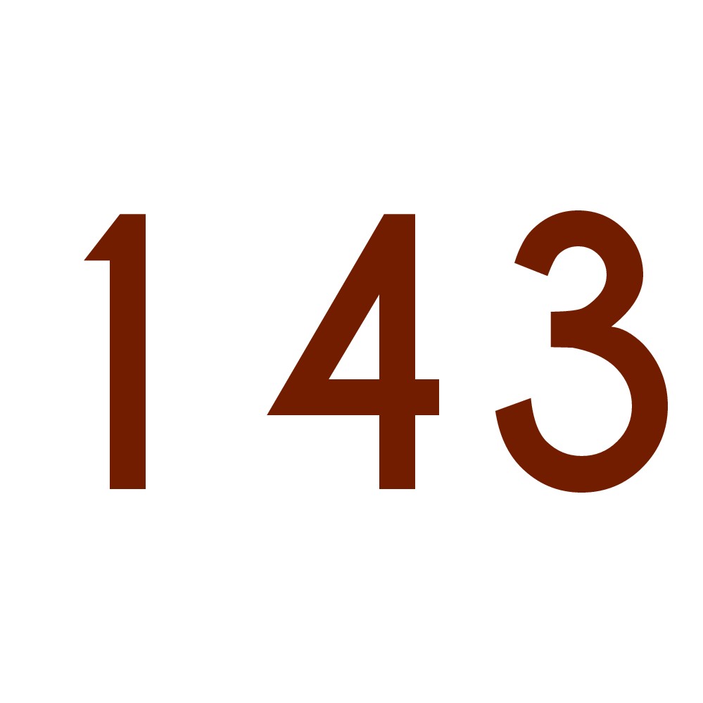 hausnummer-143-kupfer Hausnummer Aufkleber 143 kupfer