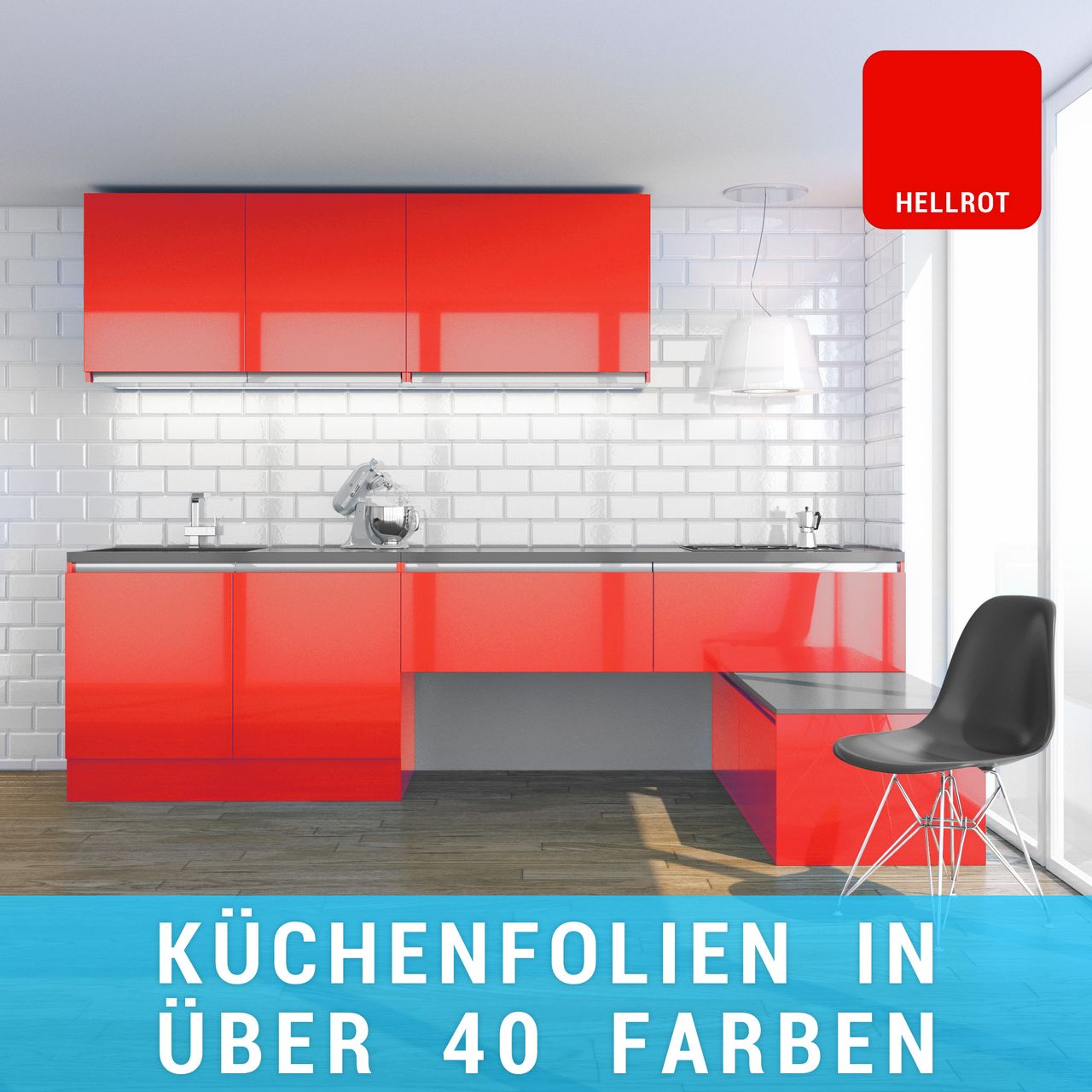 kuechenfolie-hellrot Küchenfolie hellrot