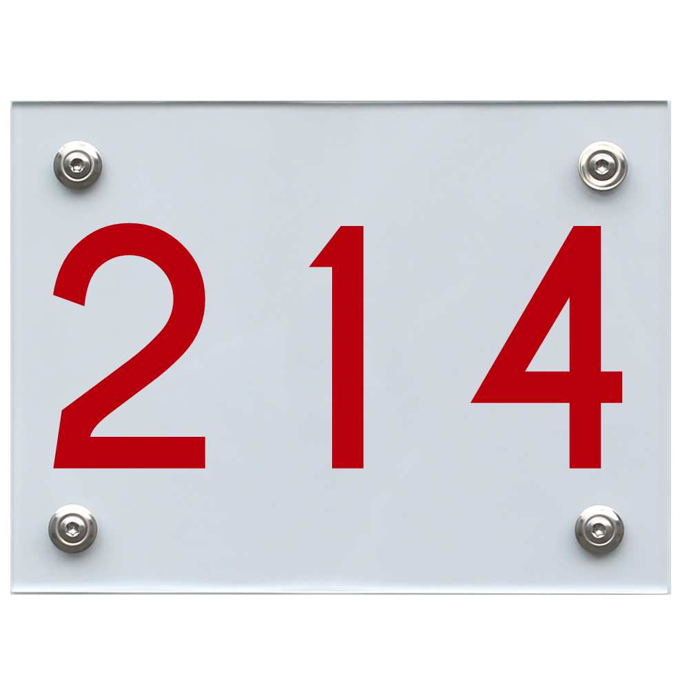 hausnummernschild-214-rot Hausnummernschild 214 rot