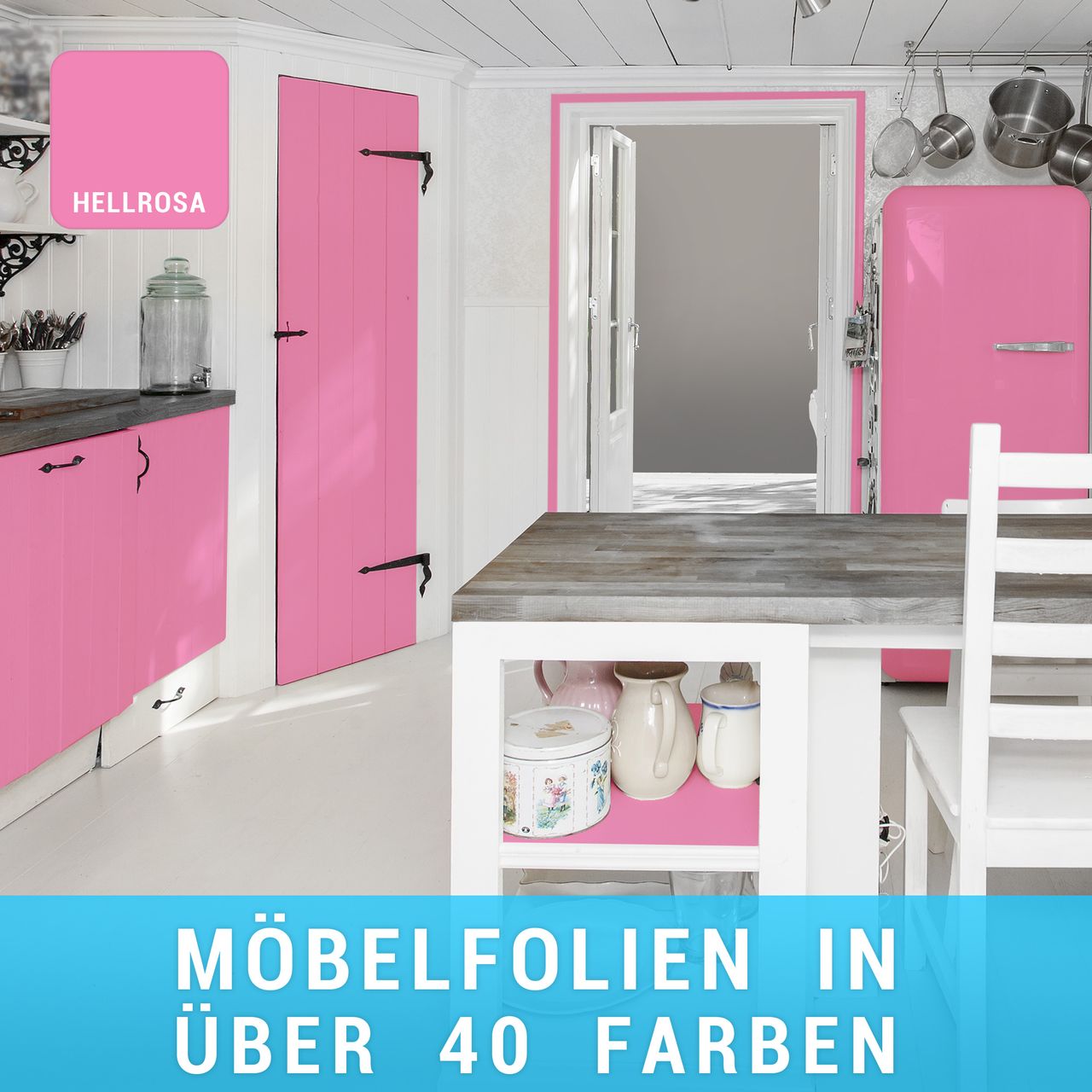 moebelfolie-hellrosa Möbelfolie Hellrosa