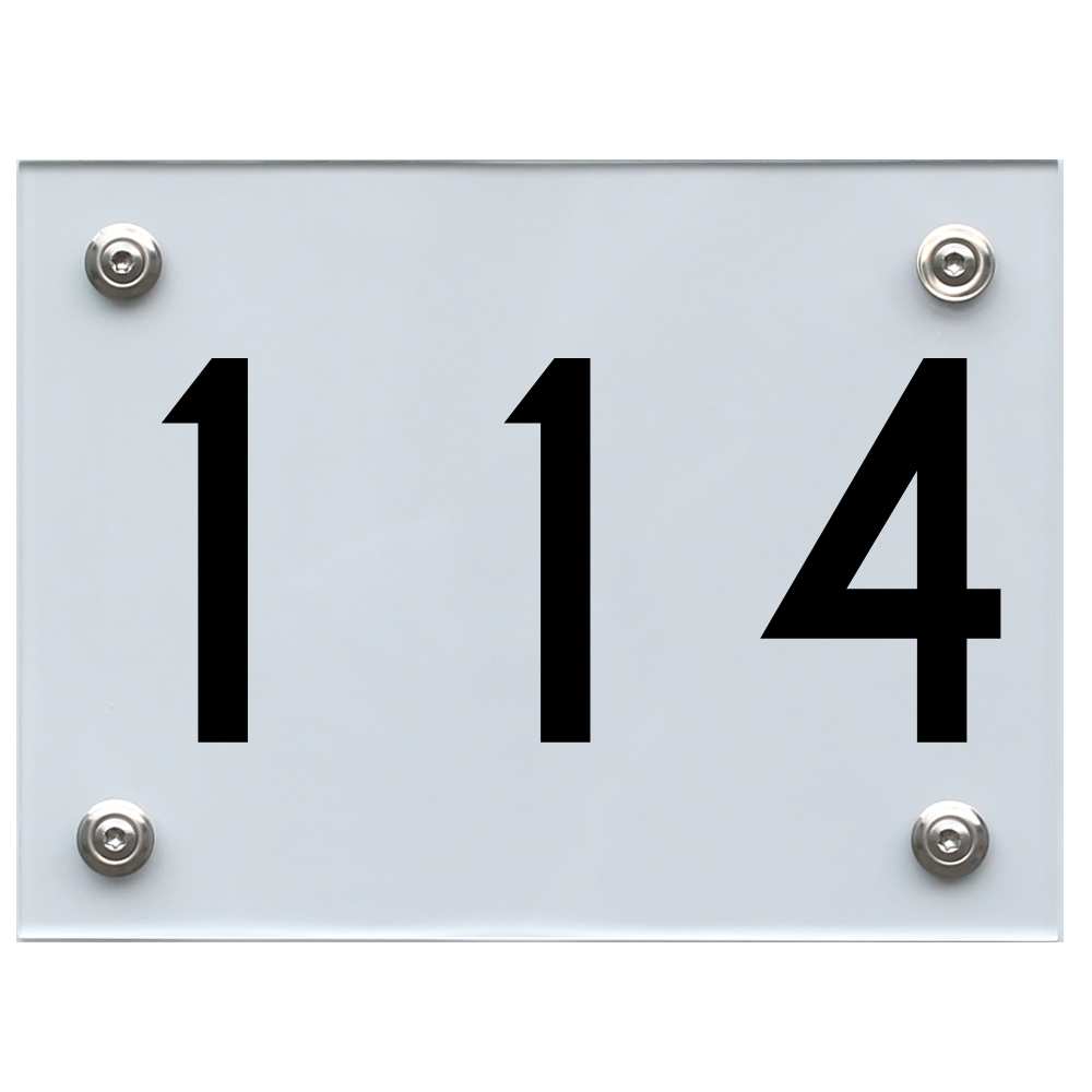 hausnummernschild-114-schwarz Hausnummernschild 114 schwarz