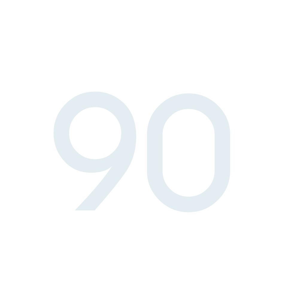 Hausnummer Aufkleber 90 weiss