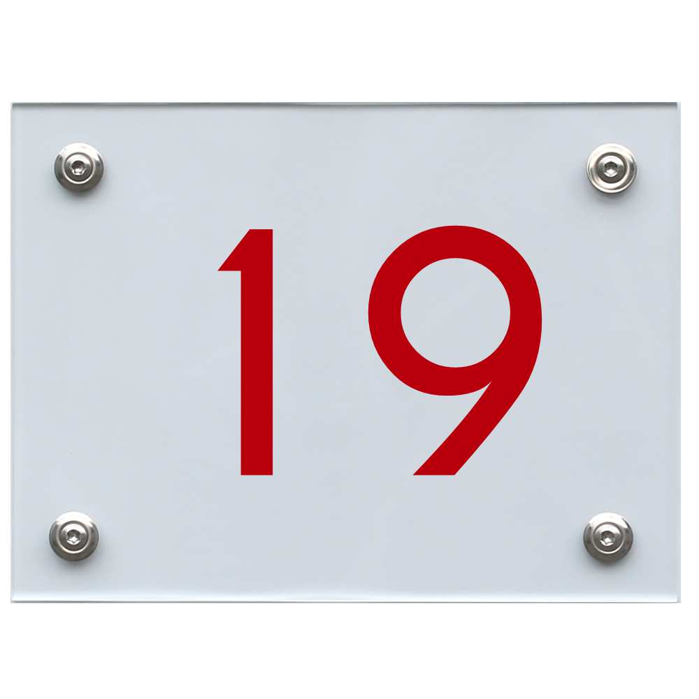 hausnummernschild-19-rot Hausnummernschild 19 rot