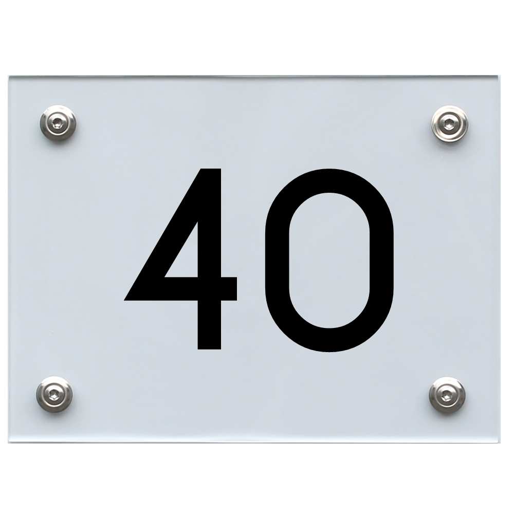 hausnummernschild-40-schwarz Hausnummernschild 40 schwarz