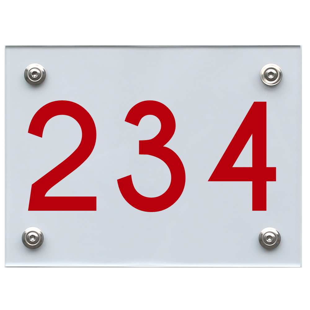 hausnummernschild-234-rot Hausnummernschild 234 rot
