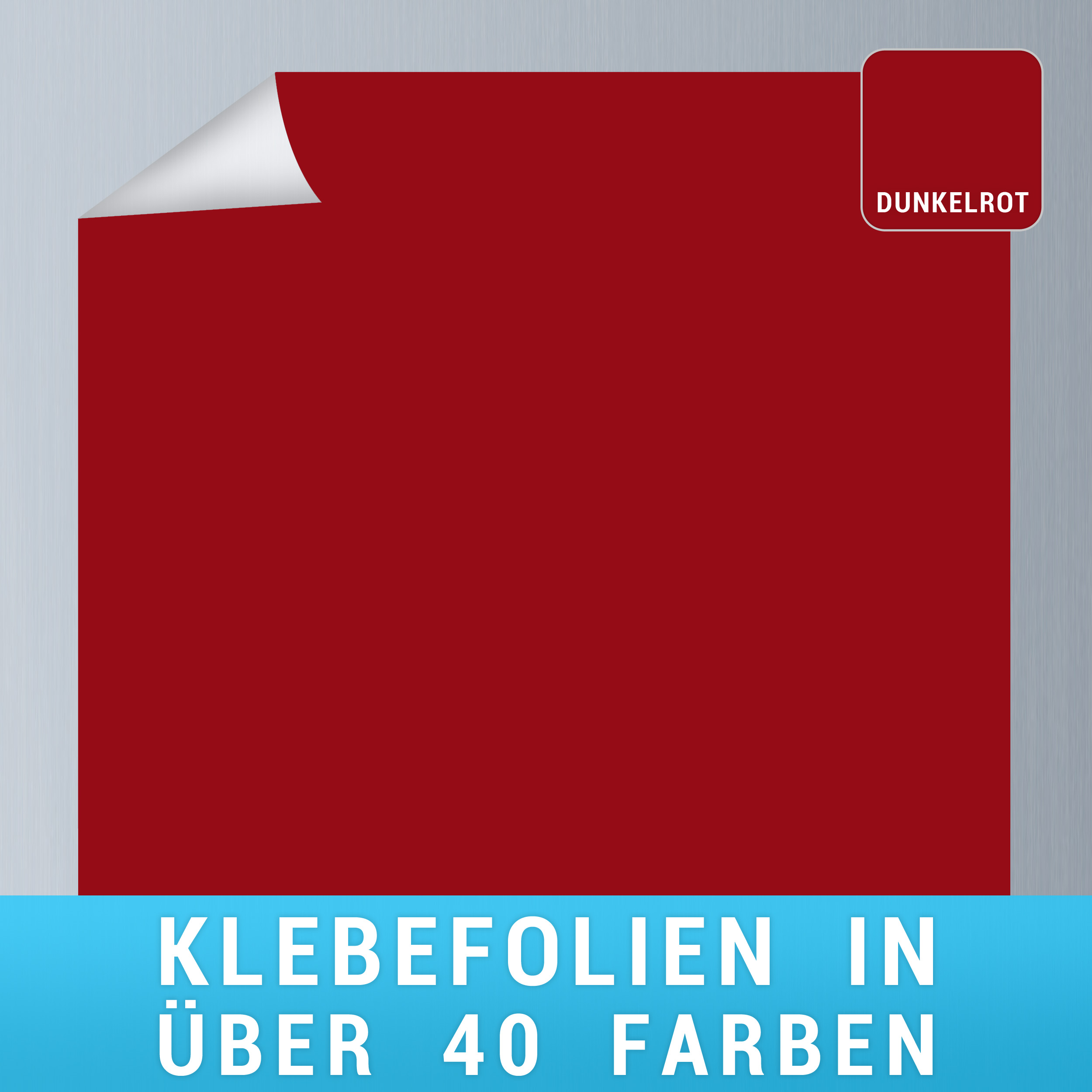 Klebefolie dunkelrot