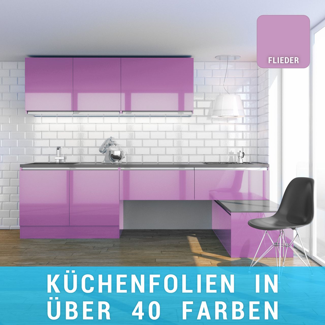 kuechenfolie-flieder Küchenfolie flieder