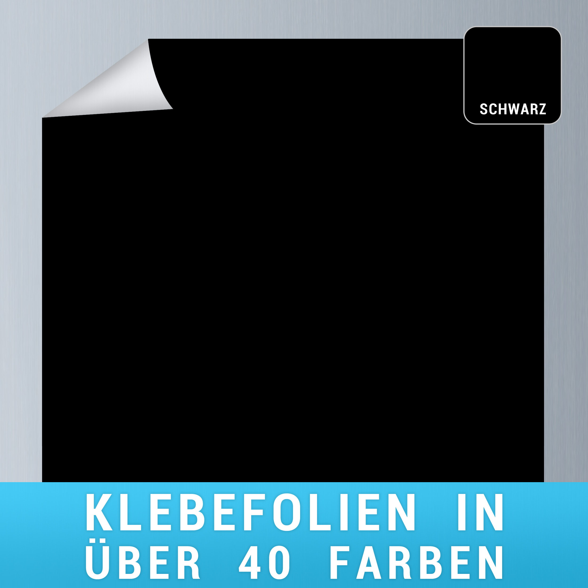 Klebefolie schwarz