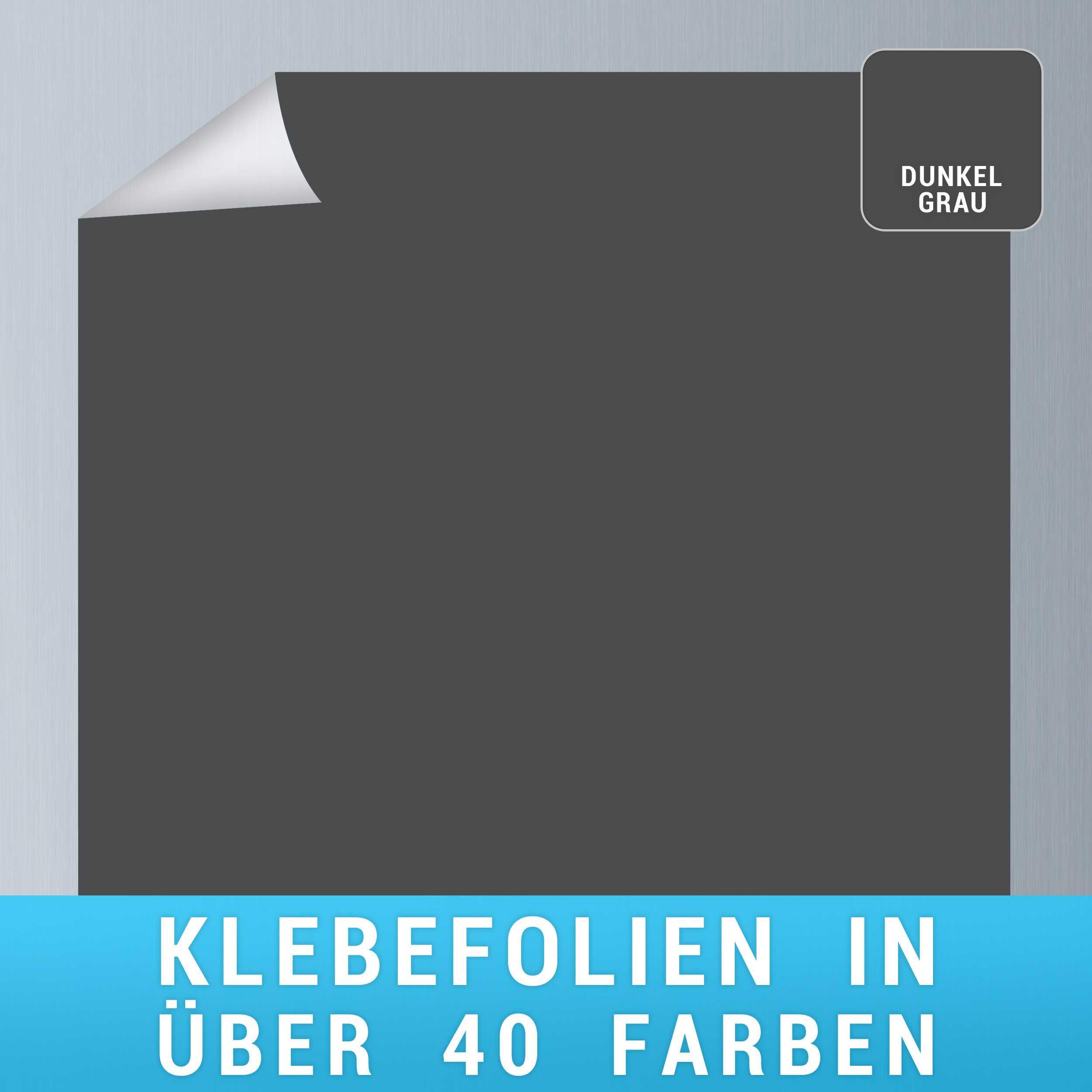 Klebefolie dunkelgrau
